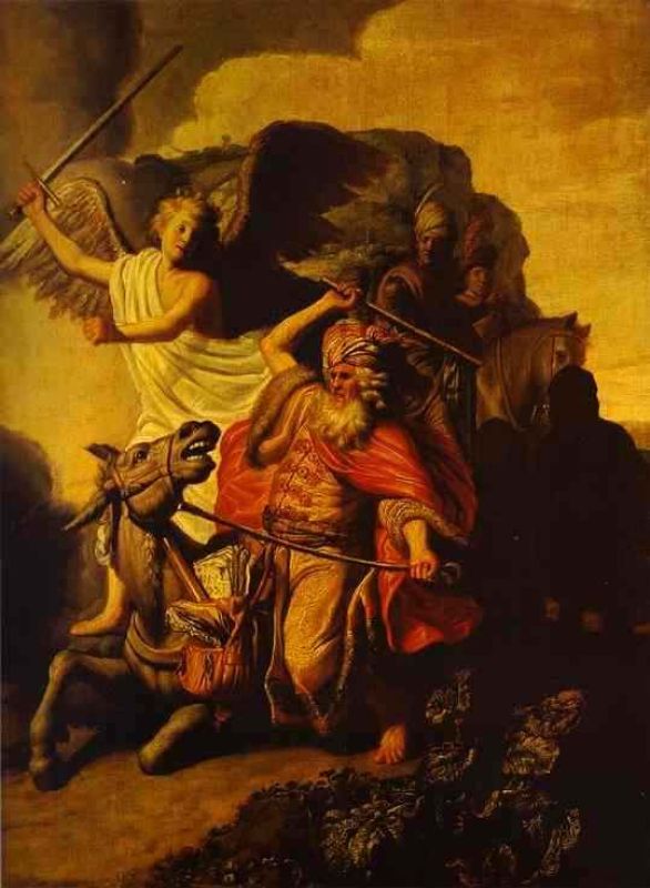 the ass of balaam talking before the angel.jpg